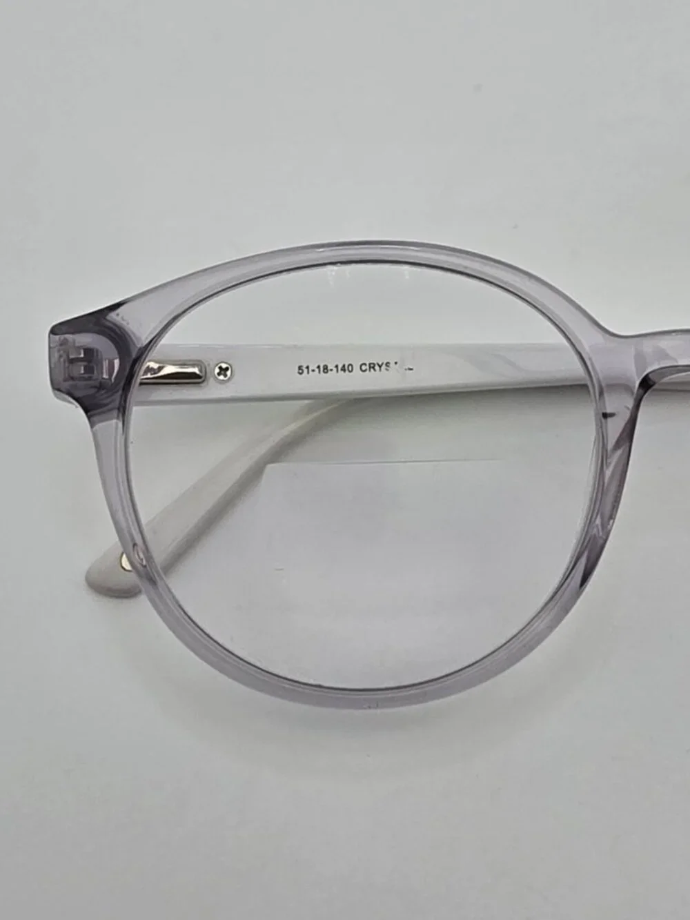 Bulova Surfside Crystal Clear White Eyeglasses Frame w/ Flexhinge and Case 51mm